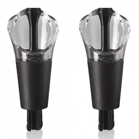 Набор из 2 пробок с каплеуловителем, 6x3,3x3,3 см. Vacu Vin