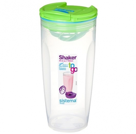 Шейкер TO-GO, 700 мл. Sistema, мульти