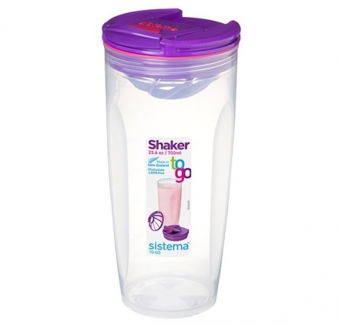 Шейкер TO-GO, 700 мл. Sistema, мульти