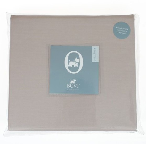 Простыня прямая (SB), сатин, 240x280см. мокко, BOVI