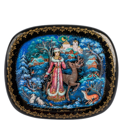 ШК-30/ 25 Шкатулка "Снегурочка" Бабурина С.