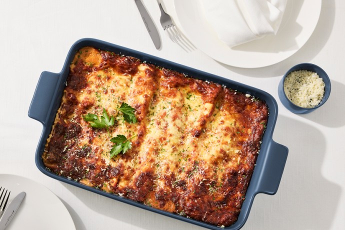 Форма для запекания, 36х24 см, фарфор P, прямоугольная, синяя, Indulgence Maxwell & Williams