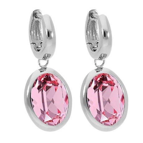 Серьги Creole TIVOLA small S light rose