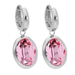 Серьги Creole TIVOLA small S light rose