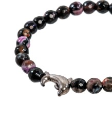 NP-07/1 Браслет из камней "Тигровый глаз"