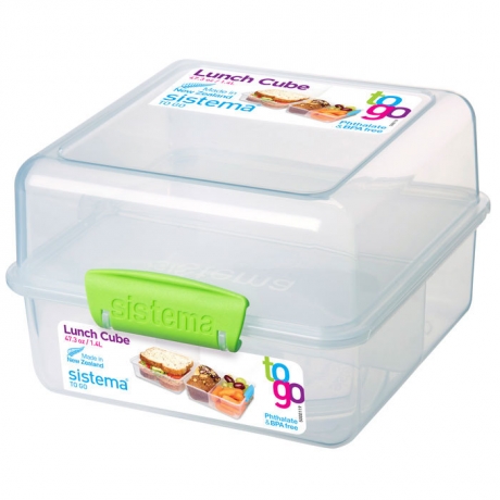 Контейнер двухуровневый TO GO, 1,4 л. Sistema