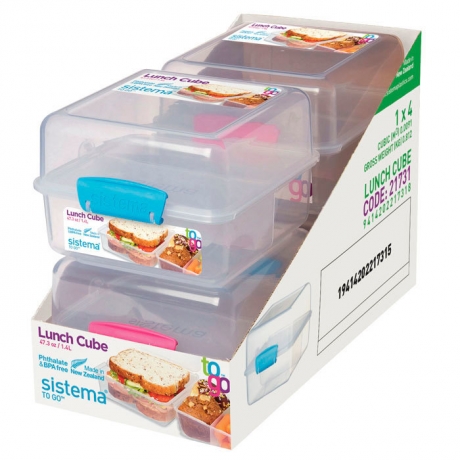 Контейнер двухуровневый TO GO, 1,4 л. Sistema