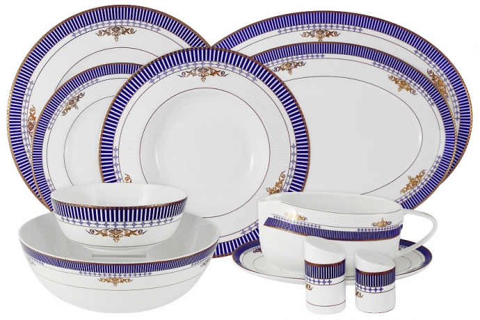 Обеденный сервиз на 12 персон "Флагман" Naomi, 50 предметов