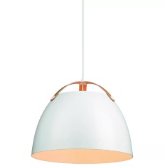 Подвесной светильник OSLO Ø40 см. белый/дуб, Halo Design