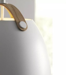 Подвесной светильник OSLO Ø40 см. белый/дуб, Halo Design