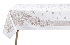 Скатерть, 175х250 см. 47%лен/43%хлопок/10%полиэстер, золотая, COUTUR Le Jacquard Francais