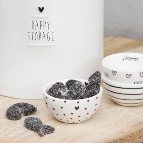 Соусник малый, 6x3 см. Stripes Dots Нearts Bastion Collections