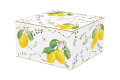 Чашка с блюдцем Цветы и лимоны, 0,37 л. Easy Life