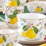 Чашка с блюдцем Цветы и лимоны, 0,37 л. Easy Life