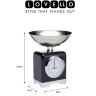Весы кухонные механические, 25x25x30,5 см. Lovello Retro Black Kitchen Craft