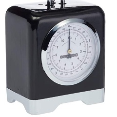 Весы кухонные механические, 25x25x30,5 см. Lovello Retro Black Kitchen Craft