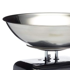 Весы кухонные механические, 25x25x30,5 см. Lovello Retro Black Kitchen Craft
