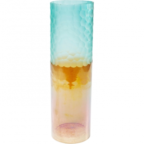 Ваза Magical, коллекция "Магический" 12*40*12, Стекло, Мультиколор