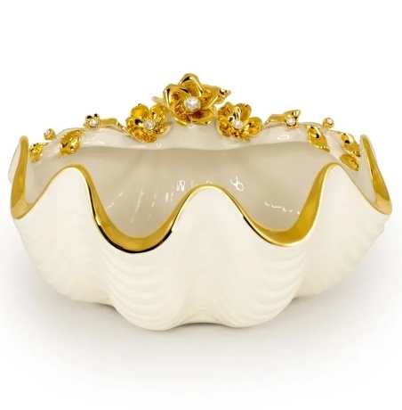 Ракушка, 26х24х14 см. LAGUNA, керамика, swarovski