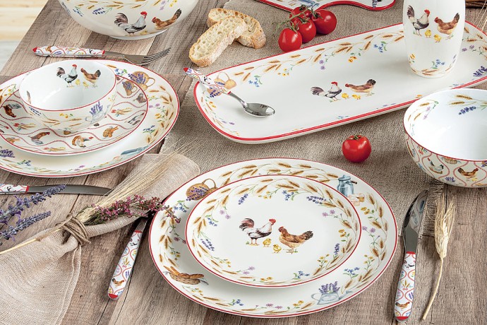 Тарелка суповая Country Life, 20,5 см, 0,75 л. Easy Life