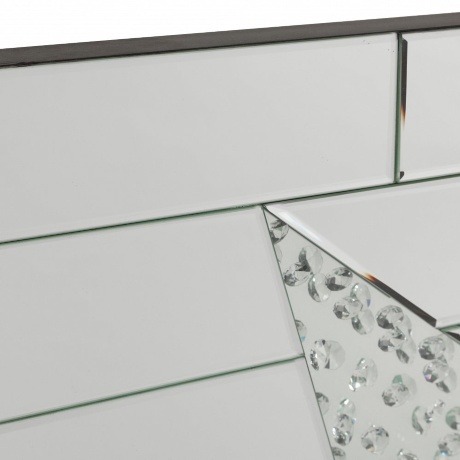 Зеркало с фацетом квадратное с граненым декором Gironda