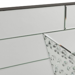 Зеркало с фацетом квадратное с граненым декором Gironda