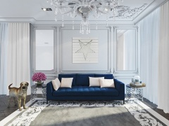 Зеркало с фацетом квадратное с граненым декором Gironda