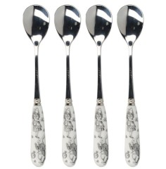 Набор из 4 чайных ложек Алиса в Стране чудес V&A Kitchen Craft