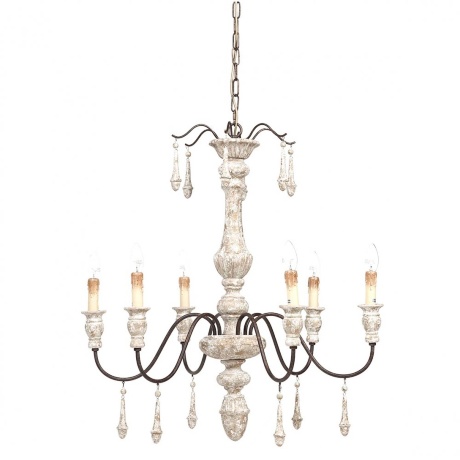 Люстра-канделябр подвесная Barselo с эффектом старения