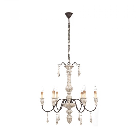 Люстра-канделябр подвесная Barselo с эффектом старения