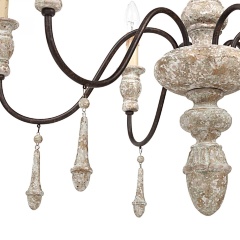 Люстра-канделябр подвесная Barselo с эффектом старения
