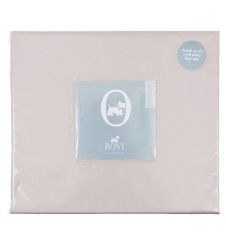 Простыня на резинке (SB), сатин, 180x200x30см. розово-жемчужный, BOVI