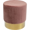 Пуф Cherry, коллекция "Вишня" 45*48*45, Полиэстер, Полиуретан, ДСП, Сталь, Розовый