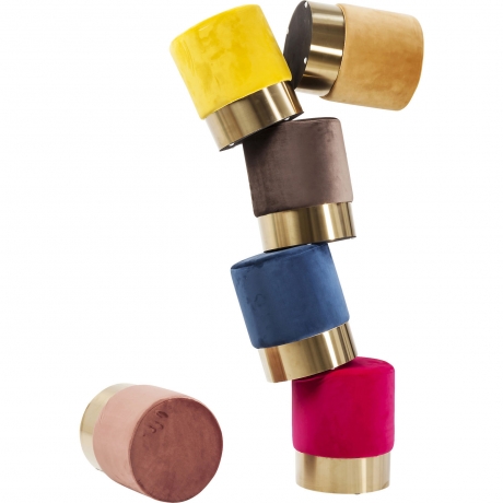 Пуф Cherry, коллекция "Вишня" 45*48*45, Полиэстер, Полиуретан, ДСП, Сталь, Розовый