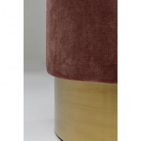 Пуф Cherry, коллекция "Вишня" 45*48*45, Полиэстер, Полиуретан, ДСП, Сталь, Розовый