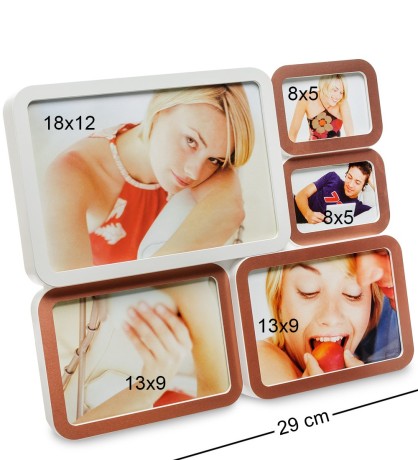 CHK-215 Панно-фоторамка "Минимал" на 5 фото