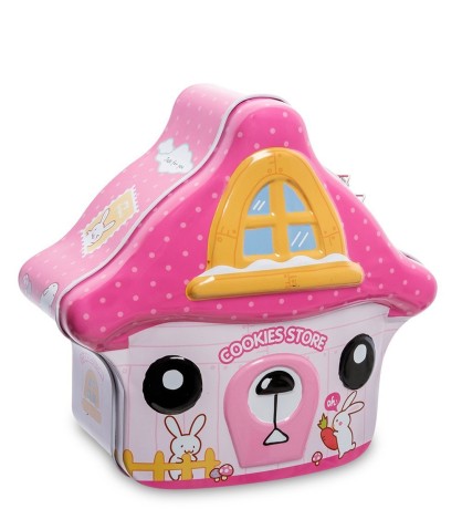 BX- 53/3 Металлическая копилка "Пряничный домик"