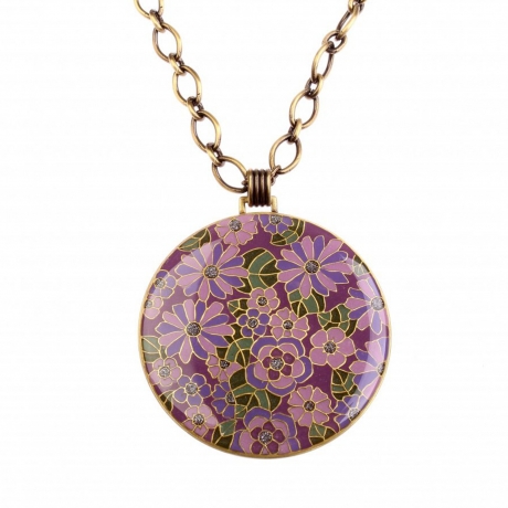 Колье Ромашки B75373.85 V Clara Bijoux