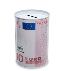 BX- 46/4 Металлическая копилка мал. "Евро"