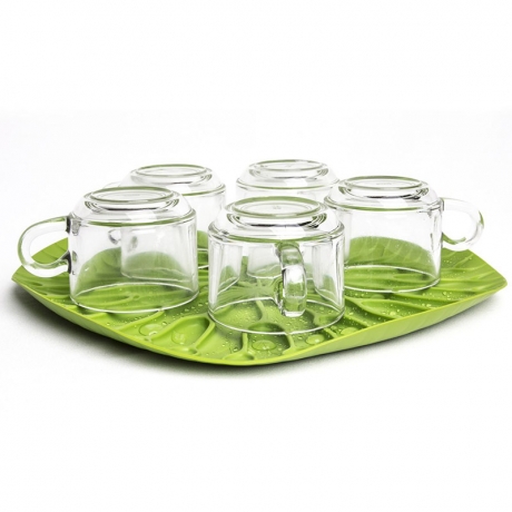 Сушилка-поднос Lotus черная