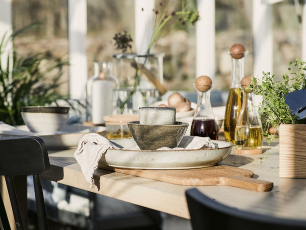 Блюдо керамическое, 33 см. Nature SagaForm