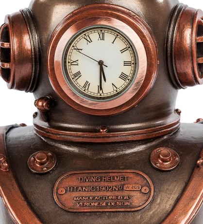 WS-384 Часы в стиле Стимпанк "Водолазный шлем"