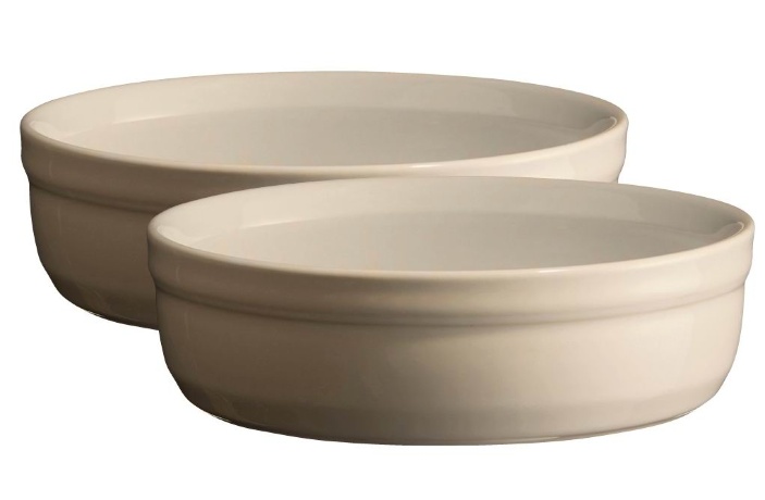 Рамекин набор из 2 шт., Emile Henry 12 см, крем, для крем-брюле