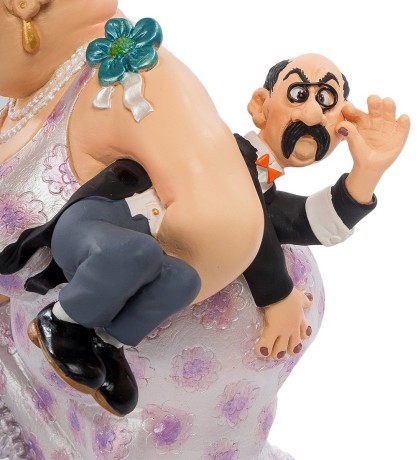 DUB 09 Статуэтка "От любви до ЗАГСа один шаг" (Dubout.Parastone)