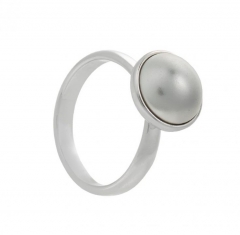 Кольцо Pearl K2005.1 BW/S Fiore Luna