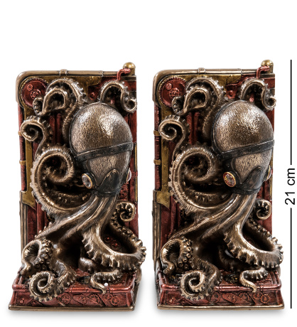 WS-913 Держатель книг в стиле Стимпанк "Осьминог"