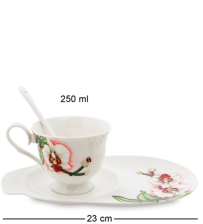 JS-41 Чайная пара "Королевская орхидея" (Pavone)