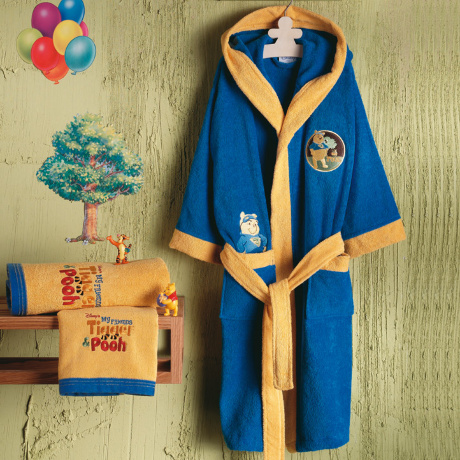 Халат детский ТАС/лицензированный "Winnie The Pooh" 6/8 лет