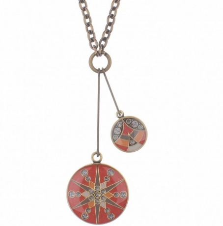 Колье Звезда B74485 R Clara Bijoux