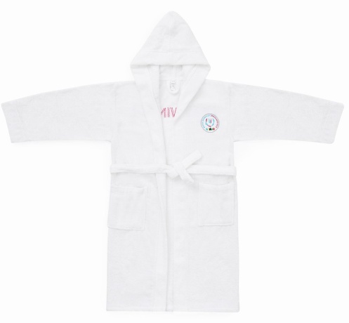 Халат Universiade Real Winter, 12-14 лет, белый